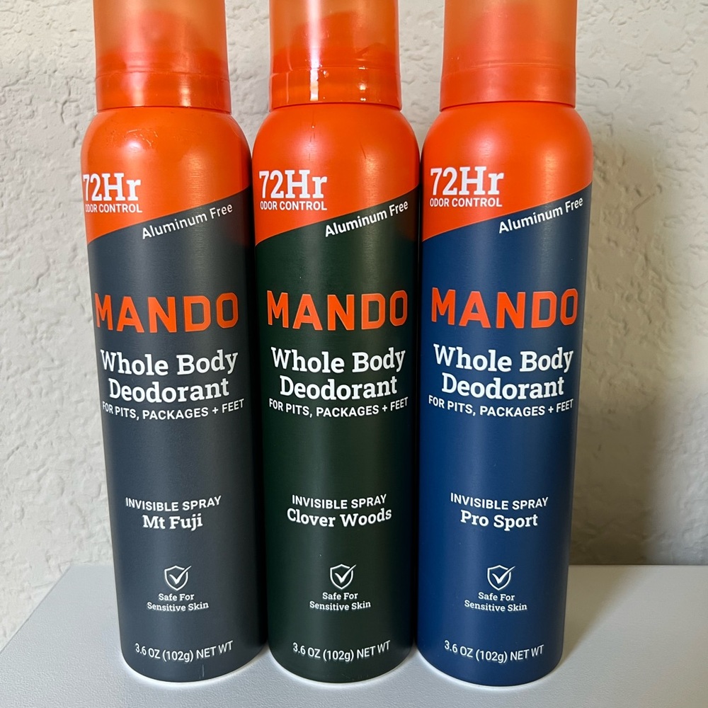 Mando Spray Deodorant Set